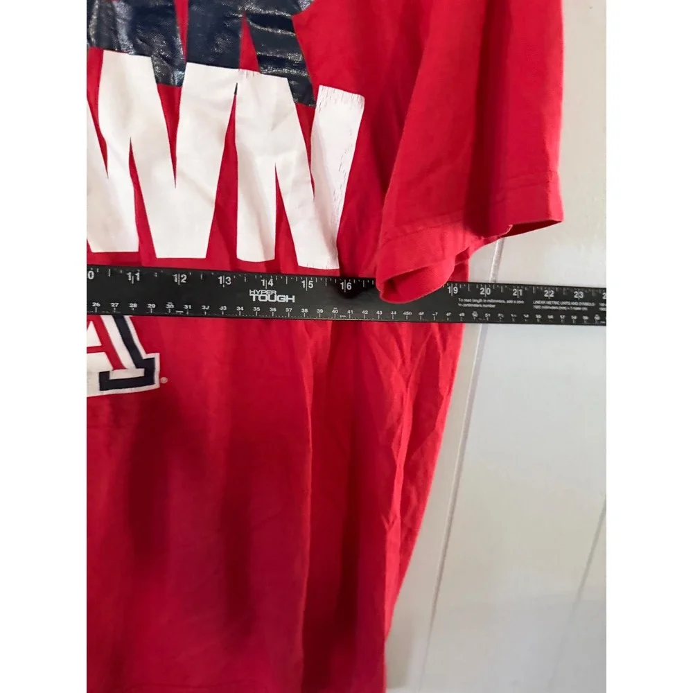Arizona Wildcats Nike T-Shirt Mens Large Red NCAA Basketball Bear Down‎ Tee